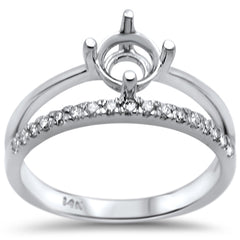 DIAMOND CLOSEOUT! .21ct F SI 14K White Gold Diamond Engagement Ring Size 6.5