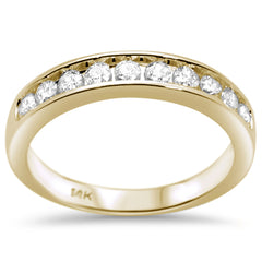 DIAMOND CLOSEOUT! .73ct G SI 14K Yellow Gold Diamond Men's Ring Size 10