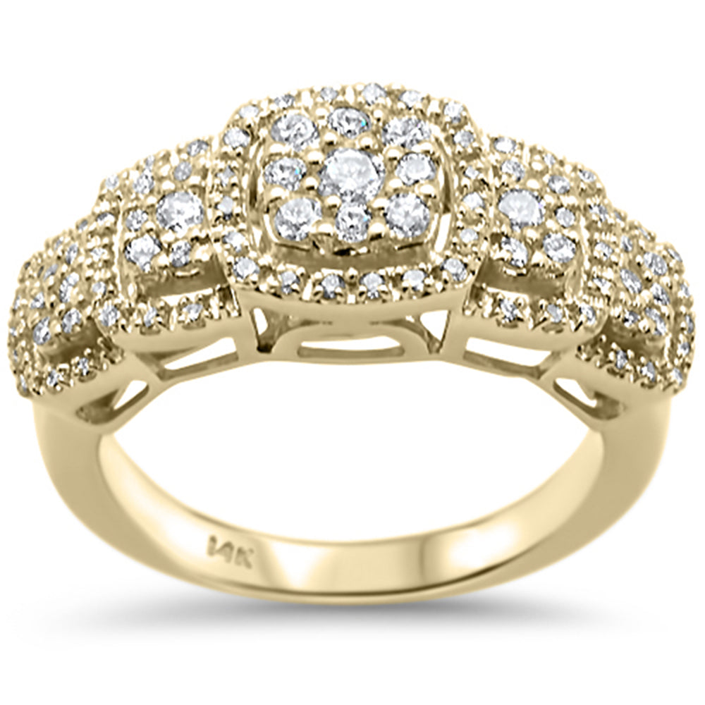 DIAMOND CLOSEOUT! .75ct G SI 14K Yellow Gold Diamond Engagement Ring Size 6.5