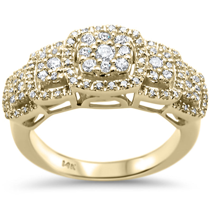 DIAMOND CLOSEOUT! .75ct G SI 14K Yellow Gold Diamond Engagement Ring Size 6.5