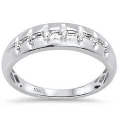 DIAMOND CLOSEOUT!  .25ct G SI 10K White Gold Diamond Men's Diamond Ring