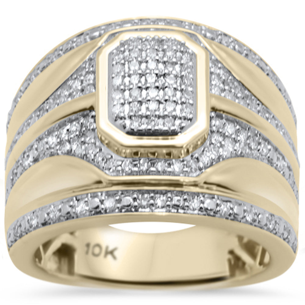 DIAMOND CLOSEOUT! .49CT G SI 10KT Yellow Gold Diamond Ladies Diamond Ring Size 6.5