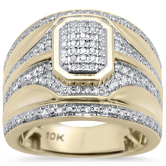 DIAMOND CLOSEOUT! .49CT G SI 10KT Yellow Gold Diamond Ladies Diamond Ring Size 6.5