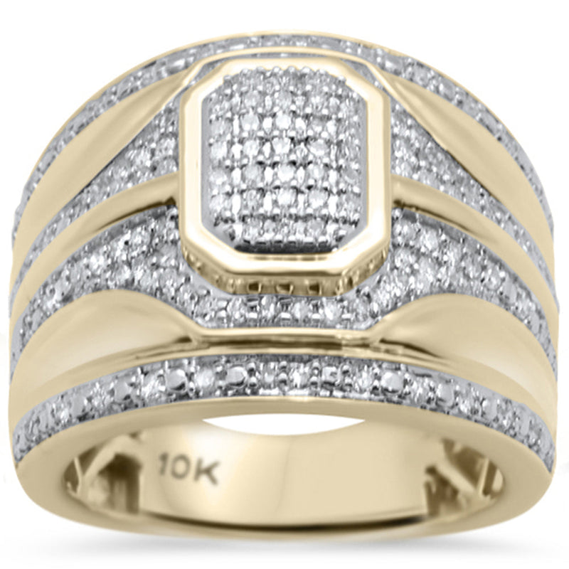 DIAMOND CLOSEOUT! .49CT G SI 10KT Yellow Gold Diamond Ladies Diamond Ring Size 6.5