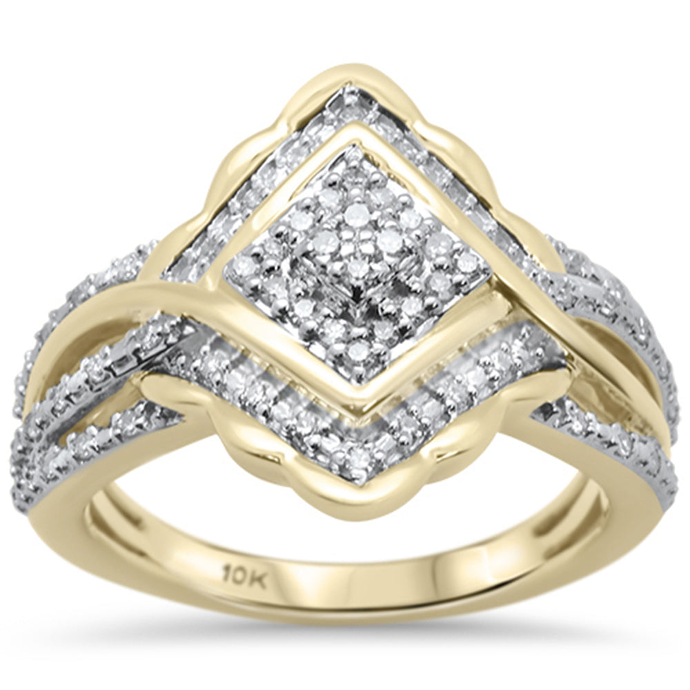 DIAMOND CLOSEOUT! .25ct F SI 10K Yellow Gold Diamond Diamond Engagement Ring