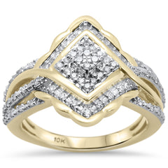 DIAMOND CLOSEOUT! .25ct F SI 10K Yellow Gold Diamond Diamond Engagement Ring