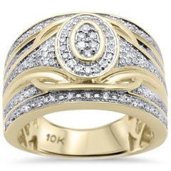 DIAMOND CLOSEOUT! .49ct F SI 10K Yellow Gold Diamond Diamond Engagement Ring