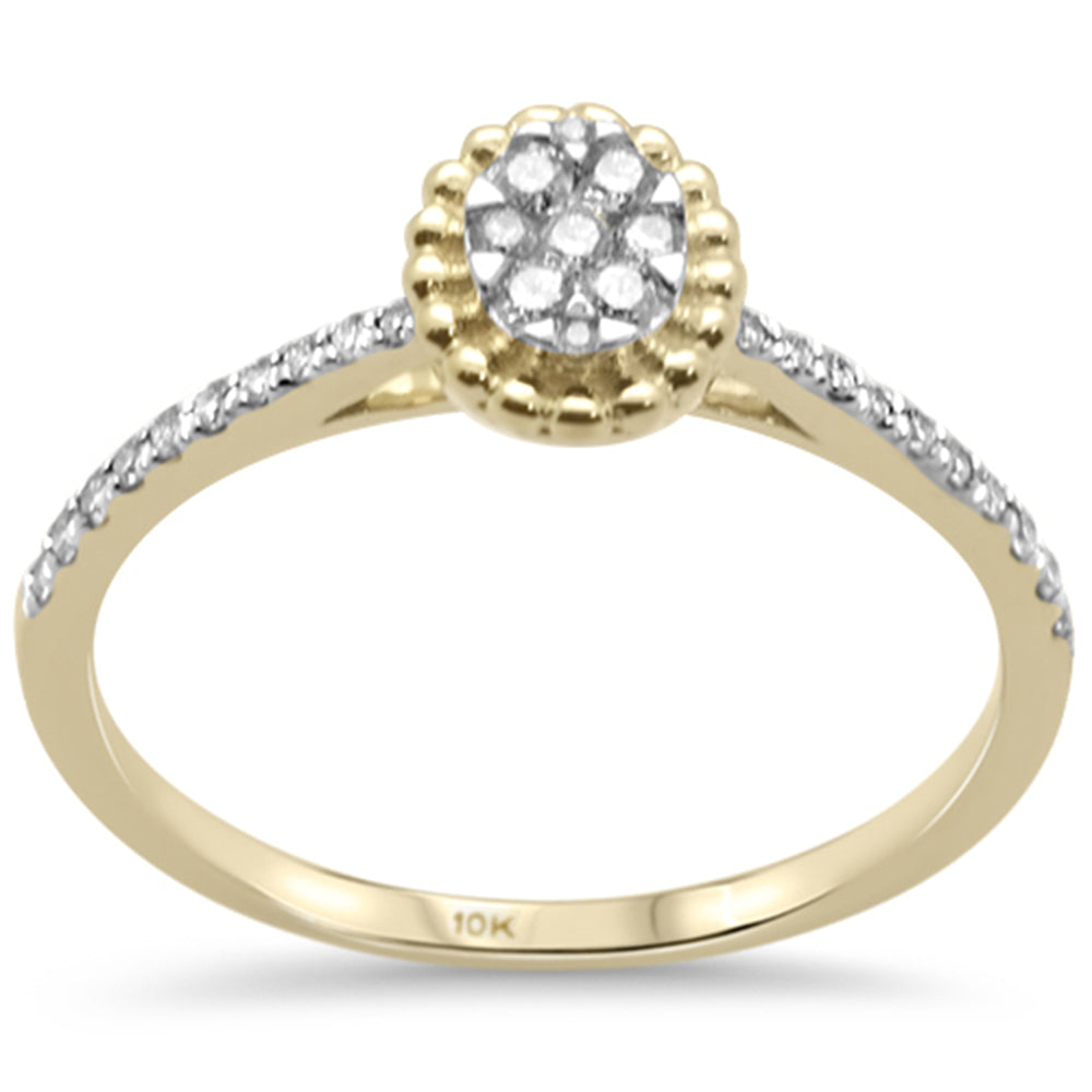 DIAMOND CLOSEOUT! .21ct G SI 10K White Gold Diamond Engagement Ring