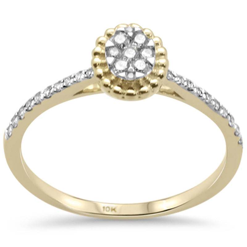 DIAMOND CLOSEOUT! .21ct G SI 10K White Gold Diamond Engagement Ring