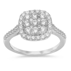 SPECIAL! .86ct 14k White Gold Diamond Solitaire Ring Size 6.5