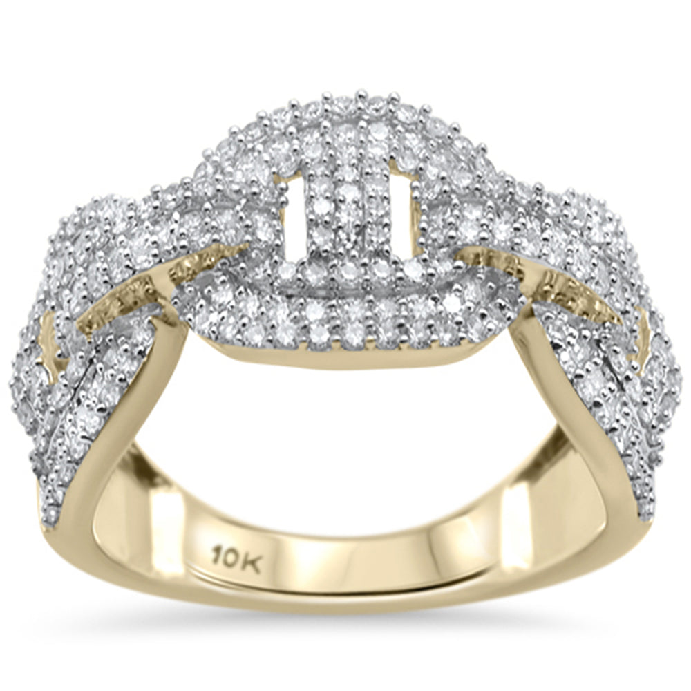 DIAMOND CLOSEOUT!  1.26ct G SI 10K Yellow Gold Diamond Men's Band