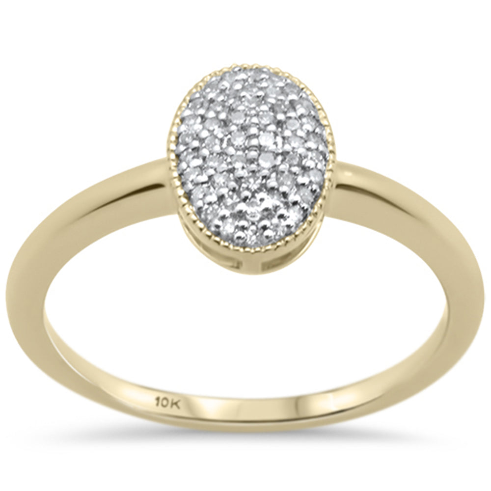 DIAMOND CLOSEOUT! .17ct G SI 10K Yellow Gold Diamond Engagement Solitaire Ring Size 6.5
