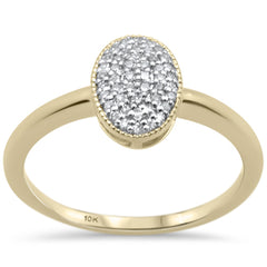 DIAMOND CLOSEOUT! .17ct G SI 10K Yellow Gold Diamond Engagement Solitaire Ring Size 6.5