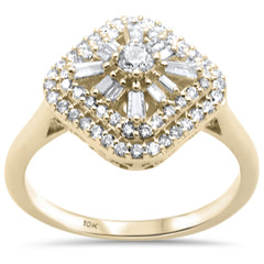 DIAMOND CLOSEOUT!  .48ct G SI 10K Yellow Gold Diamond Engagement Ring Size 6.5