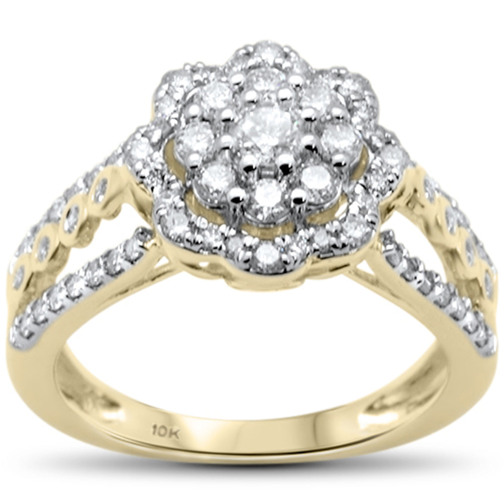 DIAMOND CLOSEOUT!  1.00ct G SI 10K Yellow Gold Diamond Engagement Ring Size 6.5