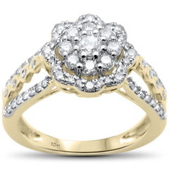 DIAMOND CLOSEOUT!  1.00ct G SI 10K Yellow Gold Diamond Engagement Ring Size 6.5