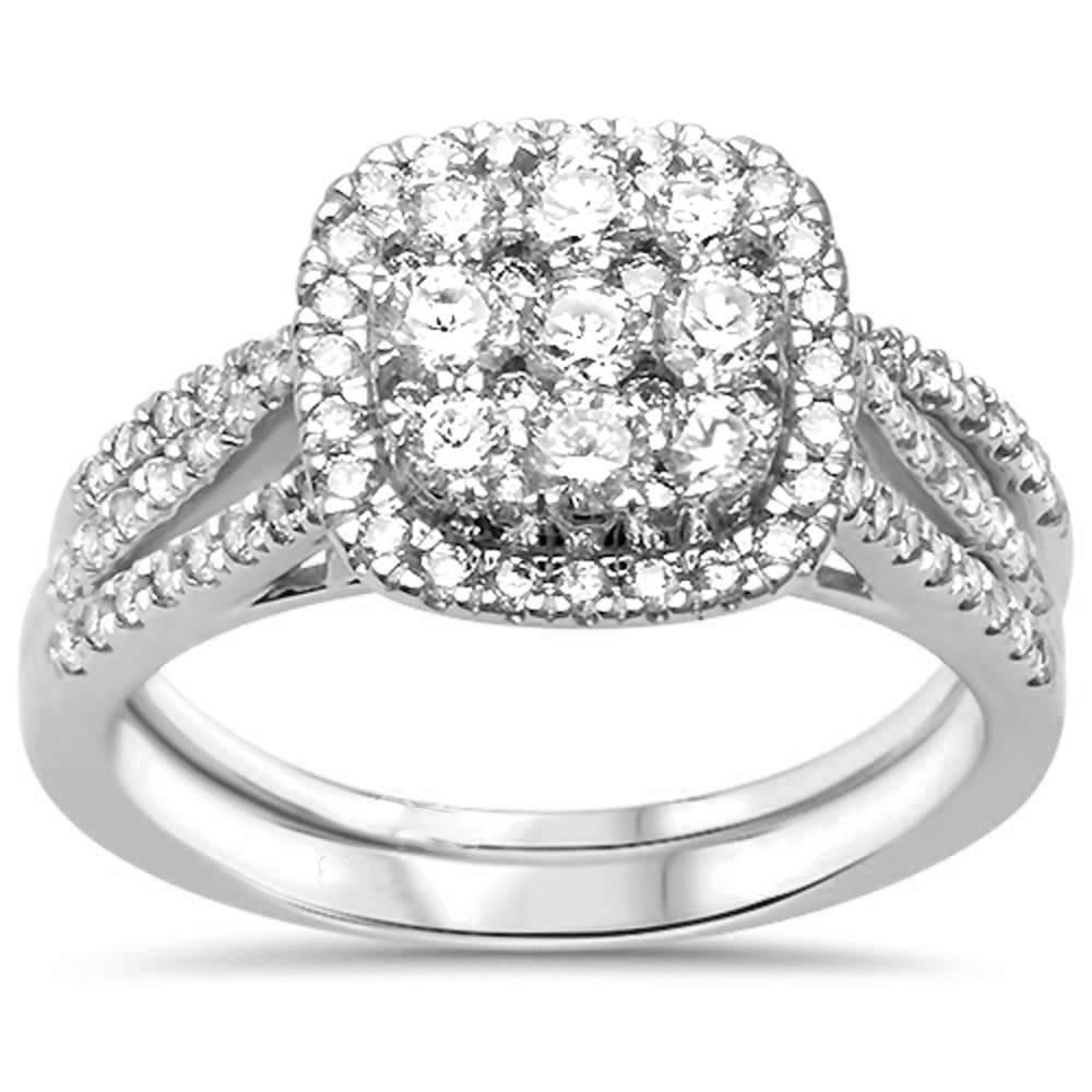 DIAMOND CLOSEOUT! 1.01ct G SI 10k White Gold Diamond Engagement Ring Size 6.5