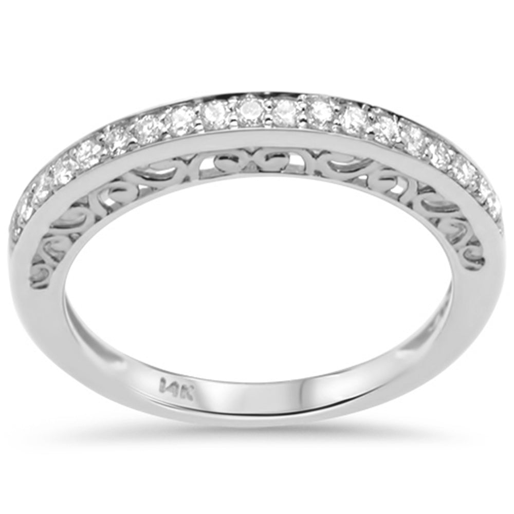 DIAMOND CLOSEOUT! .25ct G SI 14K White Gold Diamond Ladies Diamond Band Ring Size 6.5
