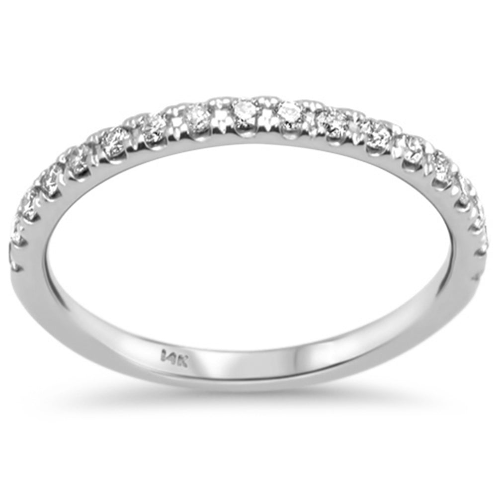 SPECIAL! .25ct G SI 14K White Gold  Diamond Ladies Diamond Band Ring Size 6.5