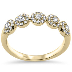 SPECIAL! .50ct G SI 14K Yellow Gold Diamond Band Ring Size 6.5