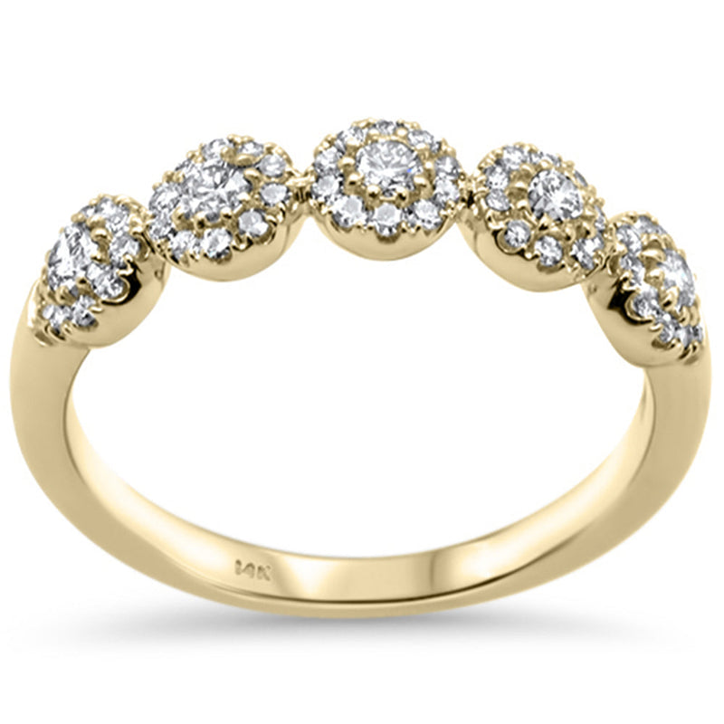 SPECIAL! .50ct G SI 14K Yellow Gold Diamond Band Ring Size 6.5