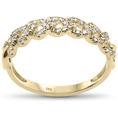 SPECIAL! .25ct G SI 14K Yellow Gold Diamond Cuban Ring Size 6.5