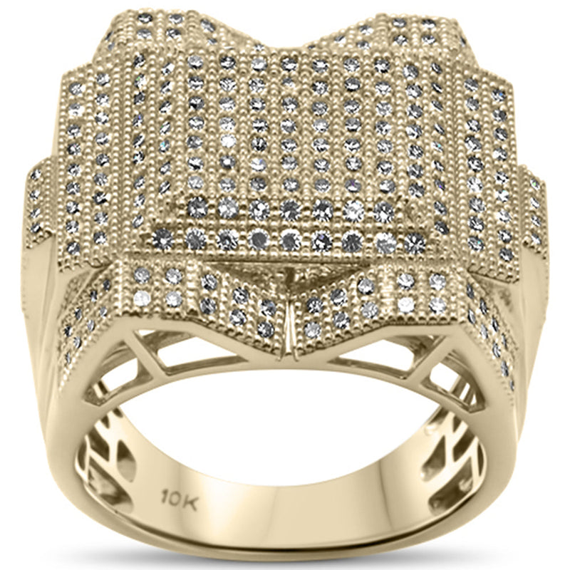 DIAMOND CLOSEOUT!  2.00ct G SI 10KT Yellow Gold Diamond Men's Ring Size 10