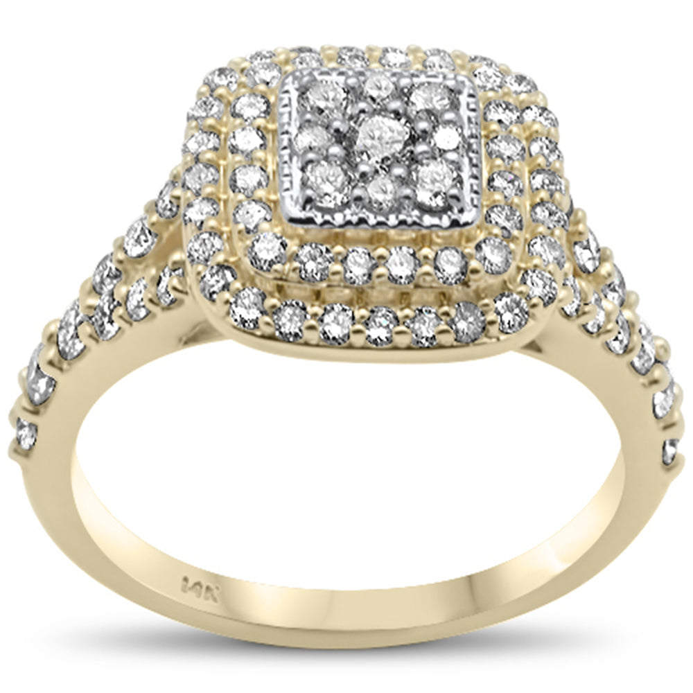 DIAMOND CLOSEOUT! 1.04ct G SI 14K Yellow Gold Diamond Engagement Ring Size 6.5