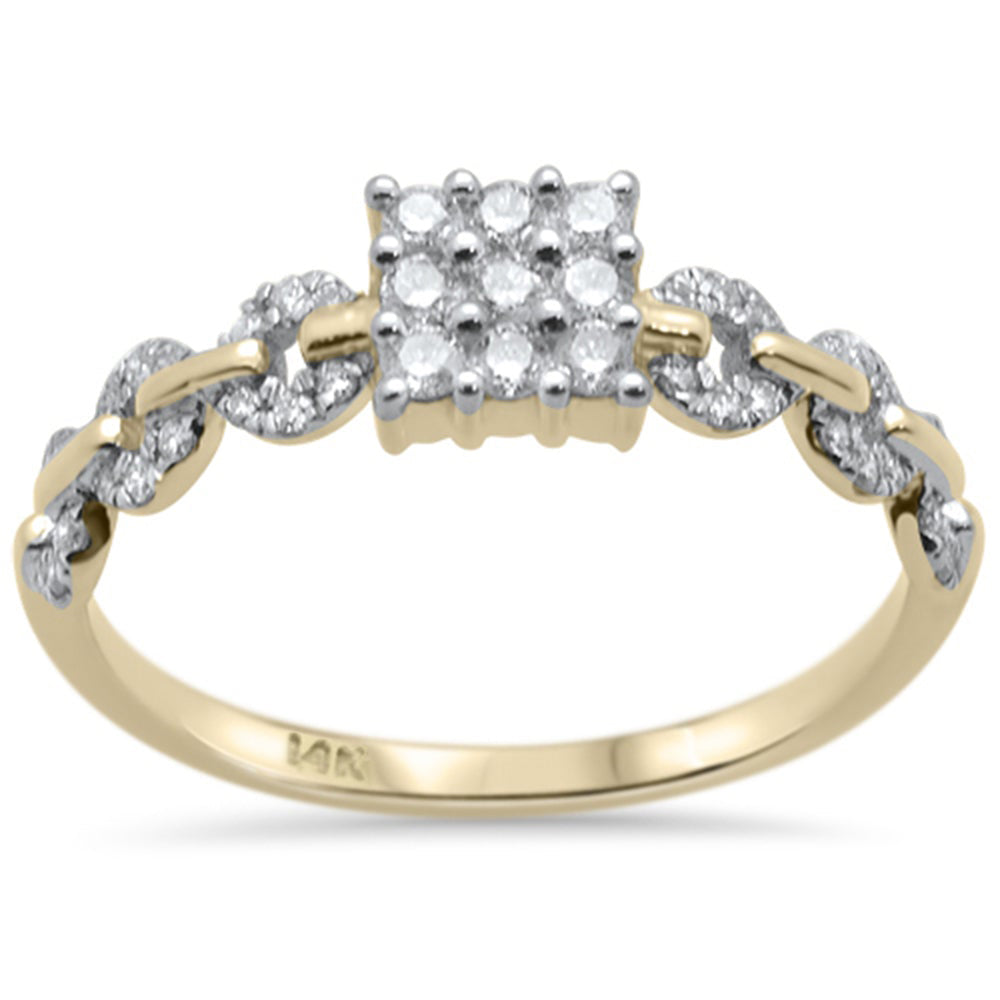 DIAMOND CLOSEOUT! .34ct G SI 14K Yellow Gold Diamond Engagement Solitaire Ring Size 6.5