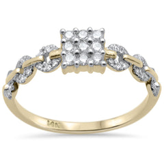DIAMOND CLOSEOUT! .34ct G SI 14K Yellow Gold Diamond Engagement Solitaire Ring Size 6.5