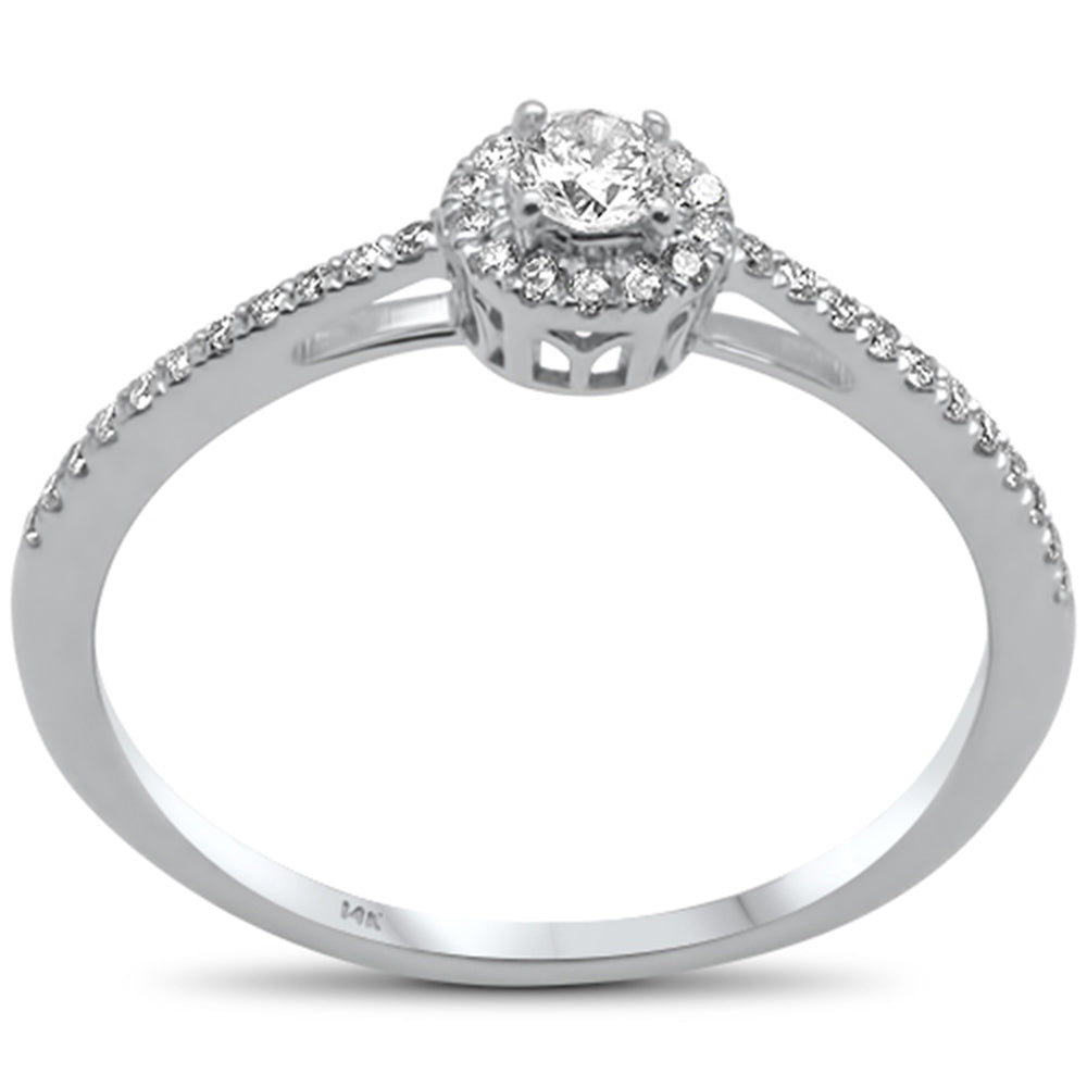 .24ct G SI 14K White Gold Diamond Engagement Ring Size 6.5
