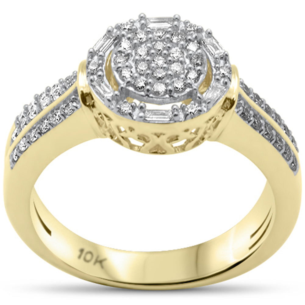 DIAMOND CLOSEOUT! .50ct G SI 10K Yellow Gold Diamond Engagement Ring
