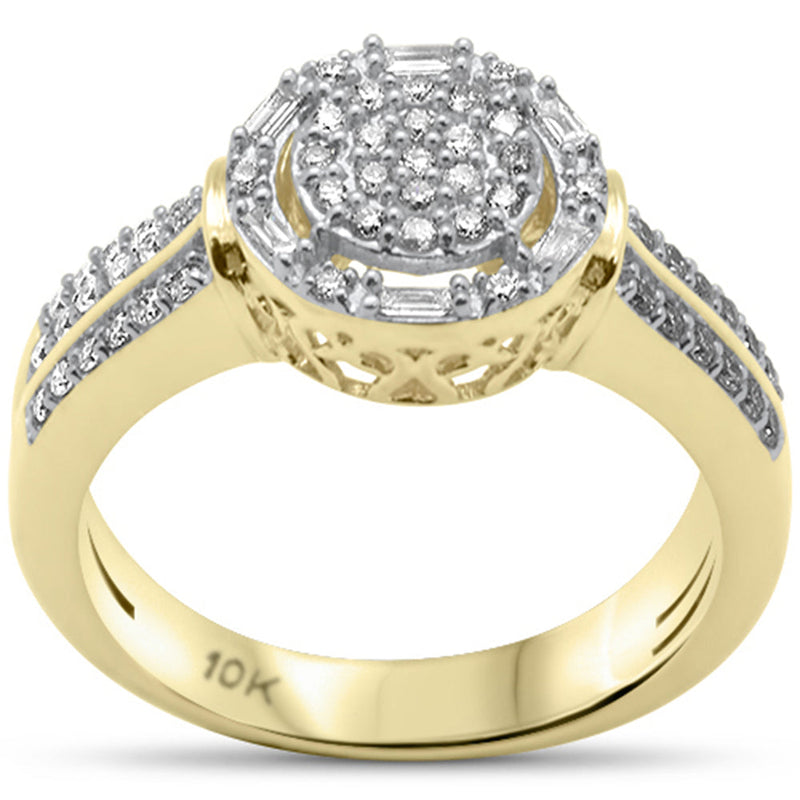 DIAMOND CLOSEOUT! .50ct G SI 10K Yellow Gold Diamond Engagement Ring