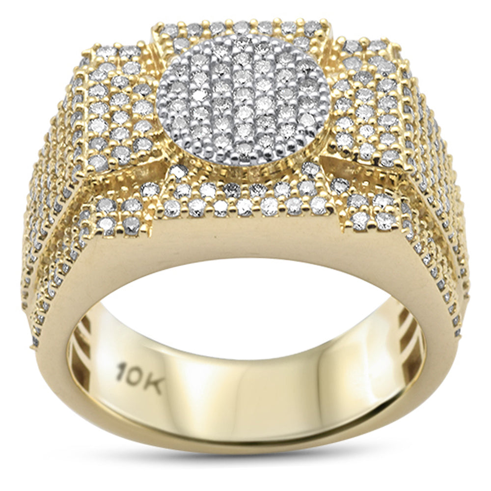 DIAMOND  CLOSEOUT!  2.00ct G SI 10K Yellow Gold Men's Ring Band