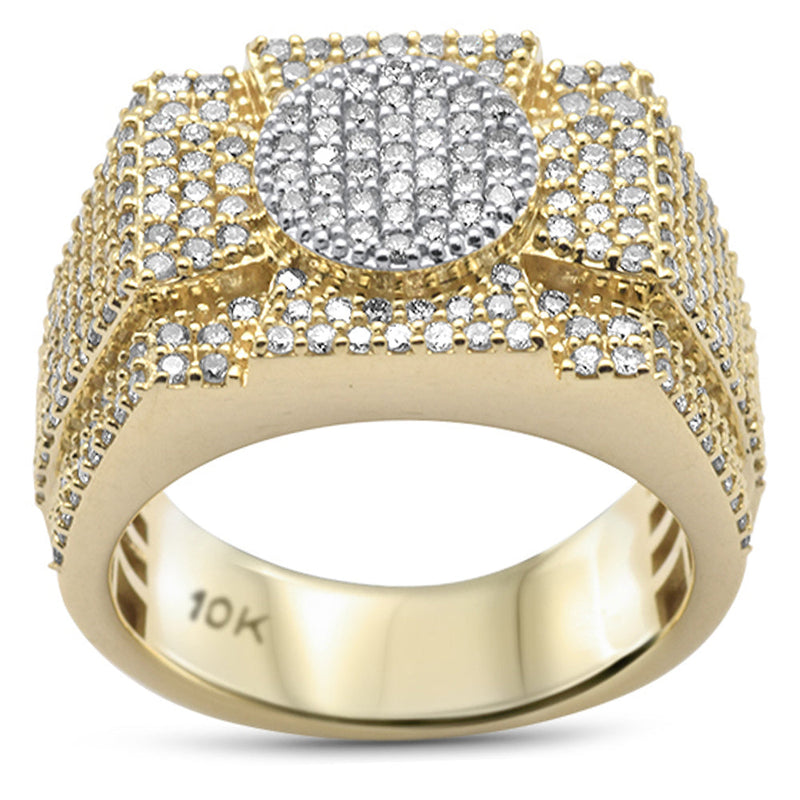 DIAMOND  CLOSEOUT!  2.00ct G SI 10K Yellow Gold Men's Ring Band