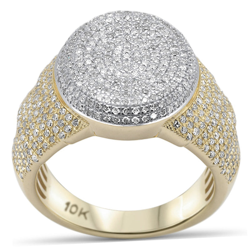 DIAMOND CLOSEOUT! 1.54ct G SI 10K Yellow Gold Men's Ring Band
