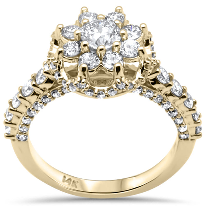 DIAMOND CLOSEOUT!  1.64ct G SI 14K Yellow Gold Engagement Ring