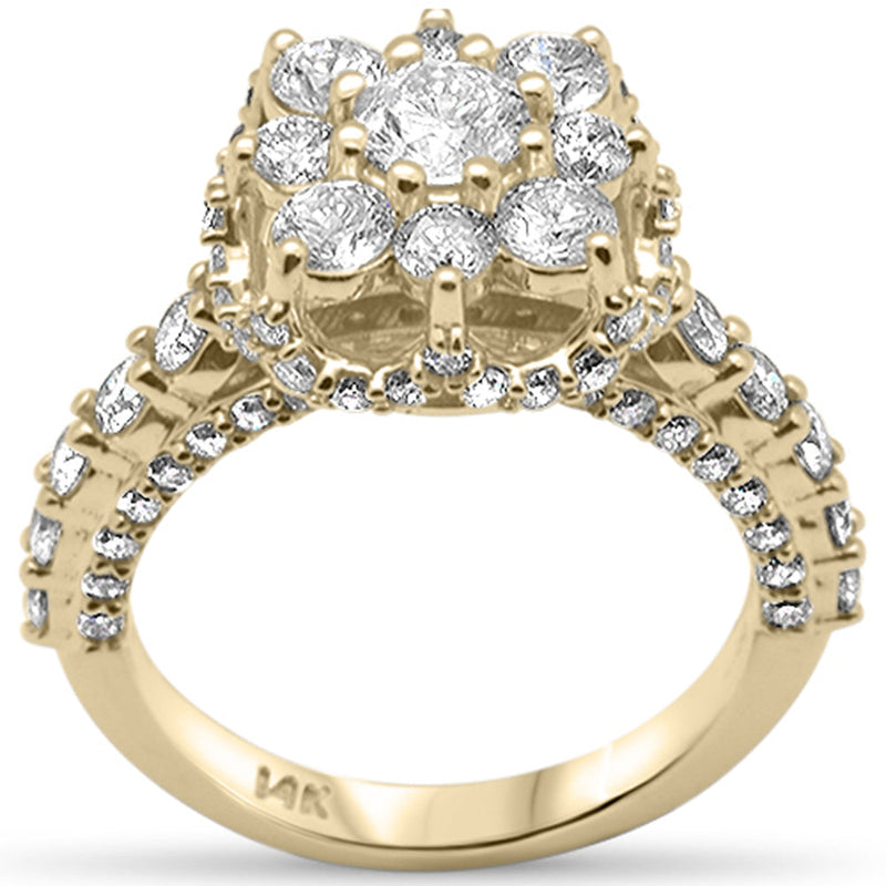 DIAMOND CLOSEOUT! 2.48ct G SI 14K Yellow Gold Engagement Ring