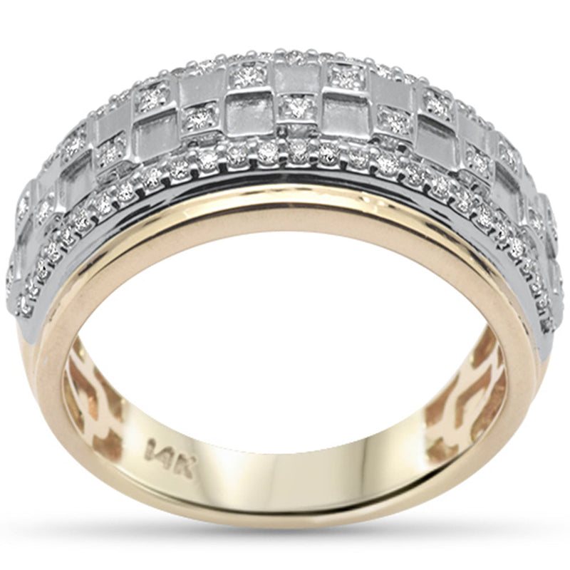 DIAMOND CLOSEOUT!  .49ct G SI 14K Yellow Gold Diamond Men's Band