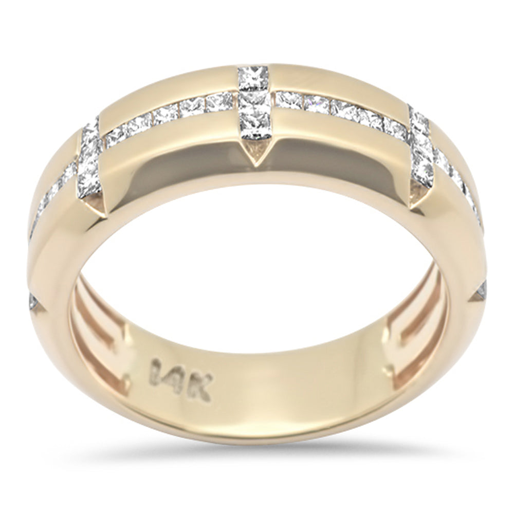 DIAMOND CLOSEOUT!  .73ct G SI 14K Yellow Gold Diamond Men's Band