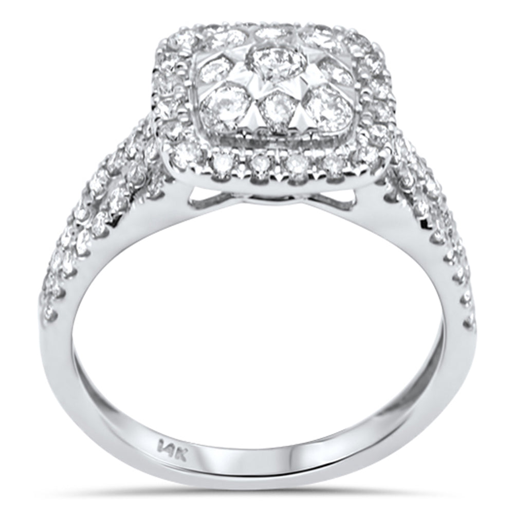 DIAMOND CLOSEOUT! .99ct G SI 14K White Gold Diamond Women's Ring Size 6.5