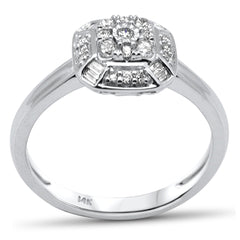 DIAMOND CLOSEOUT! .25ct G SI 14K White Gold Diamond Women's Ring Size 6.5