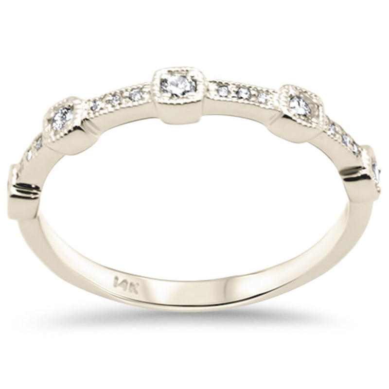 SPECIAL! .20ct G SI 14K Yellow Gold Women's Diamond Ring Band