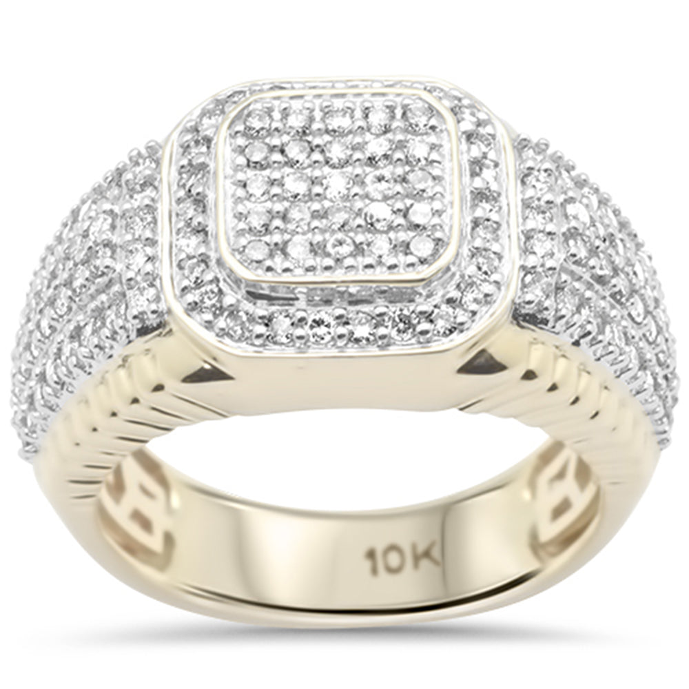 DIAMOND CLOSEOUT!  1.33ct G SI 10K Yellow Gold Men's Diamond Men's Band Size 10