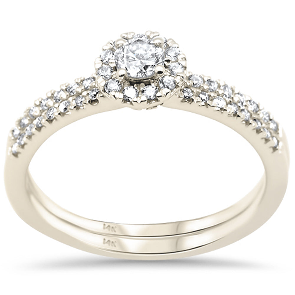 DIAMOND CLOSEOUT! .55ct G SI 14K Yellow Gold Diamond Engagement Ring Size 7