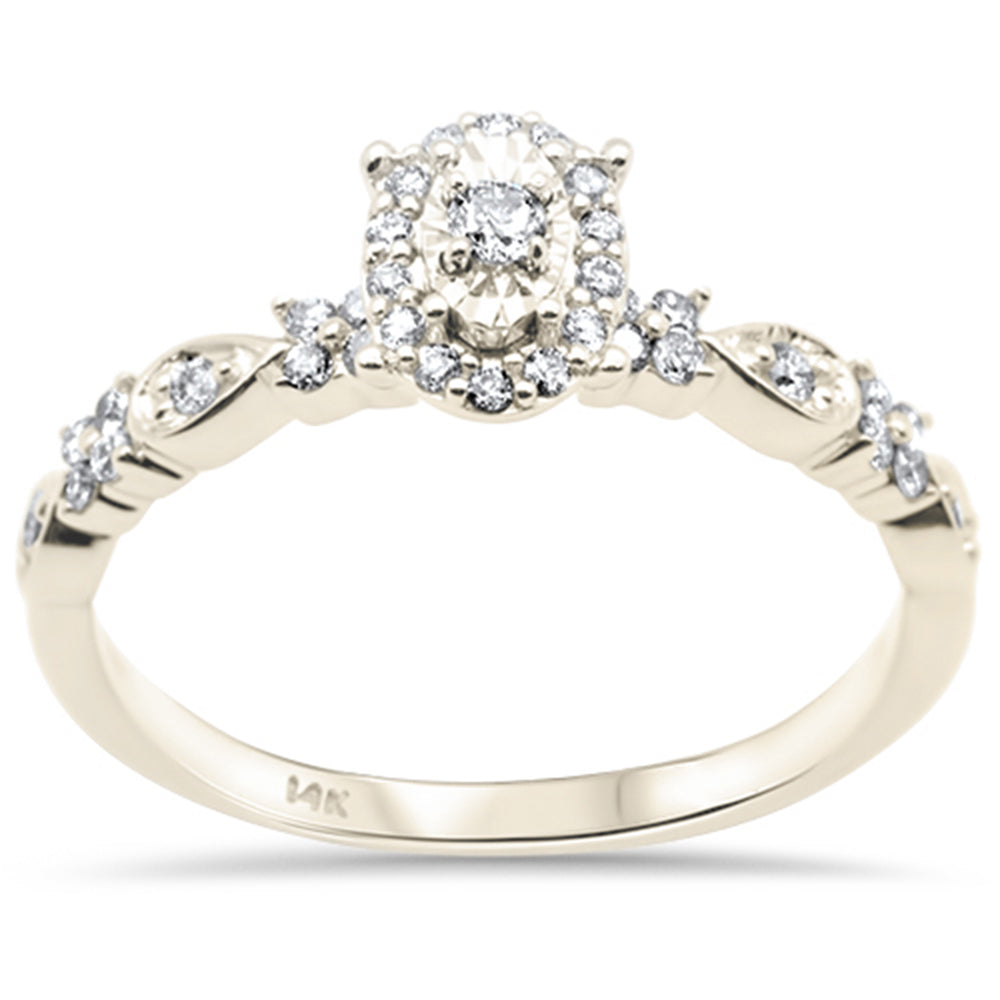 SPECIAL! .26ct G SI 14K Yellow Gold Diamond Engagement Ring Size 6.5
