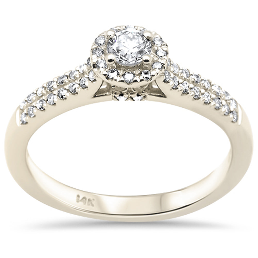 SPECIAL! .50ct G SI 14K Yellow Gold Round Diamond Engagement Ring Size 6.5