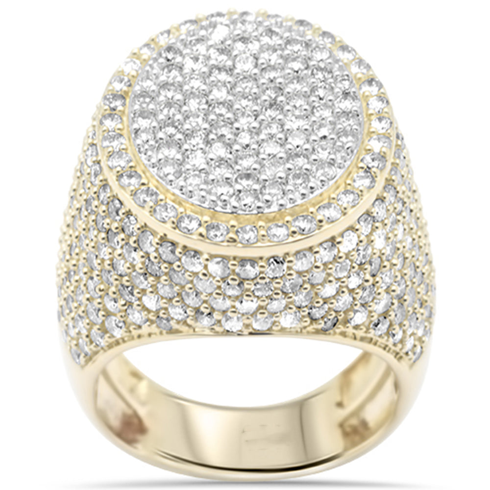 DIAMOND CLOSEOUT!  5.86ct G SI 14K Yellow Gold Diamond Men's Ring Band