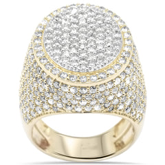 DIAMOND CLOSEOUT!  5.86ct G SI 14K Yellow Gold Diamond Men's Ring Band