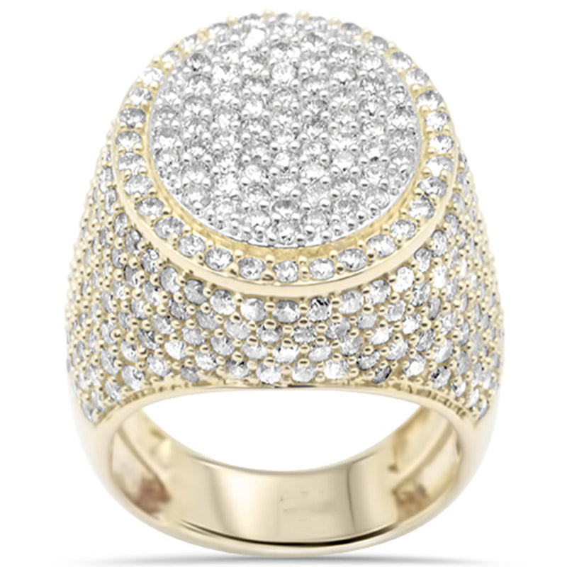 DIAMOND CLOSEOUT!  5.86ct G SI 14K Yellow Gold Diamond Men's Ring Band